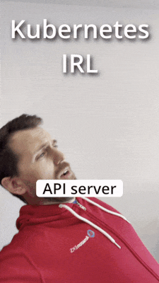 Me pretending to be a Kubernetes cluster (click for full version